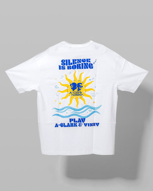 SILENCE IS BORING TEE